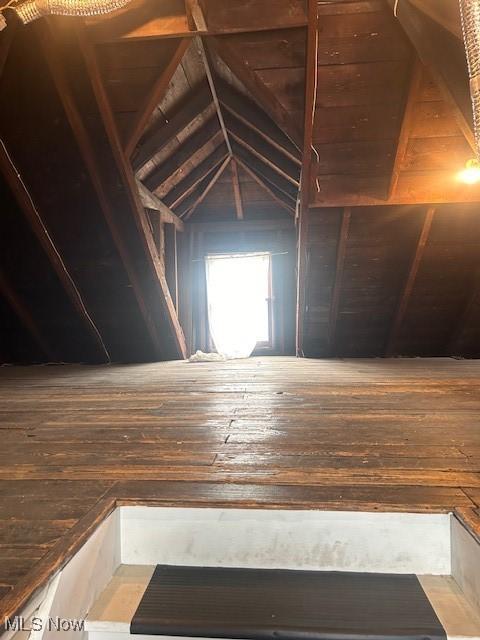 252 W Summit St, Alliance, OH 44601 - view of unfinished attic