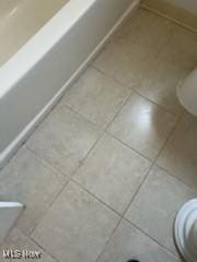 interior details featuring toilet