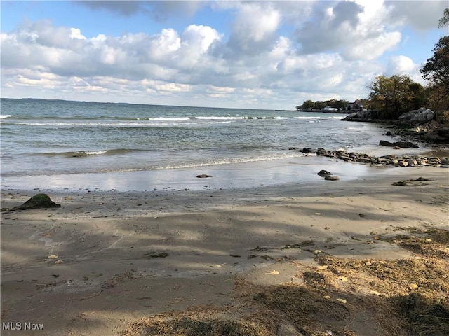 115 Beech St, Kelleys Island, OH 43438 - property view of water featuring a beach view