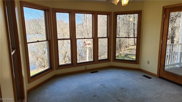 11466 Bloom Rd, Garrettsville, OH 44231 - carpeted empty room with baseboards and plenty of natural light