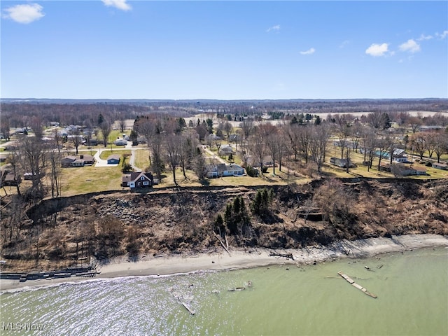 1122 Lake Rd, Conneaut, OH 44030 - drone / aerial view with a water view