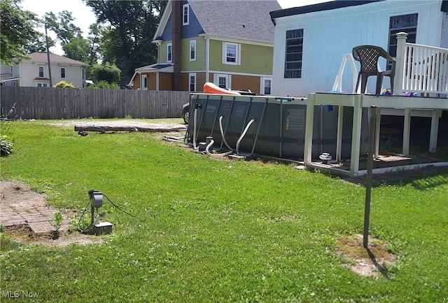 278 W Main St, Andover, OH 44003 - view of yard featuring a wooden deck