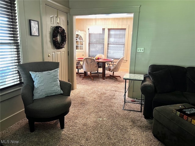 1275 Hollywood, Warren, OH 44483 - sitting room featuring carpet flooring and healthy amount of natural light