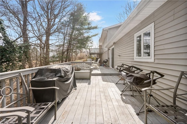 70 Iroquois Trl, Malvern, OH 44644 - view of wooden deck