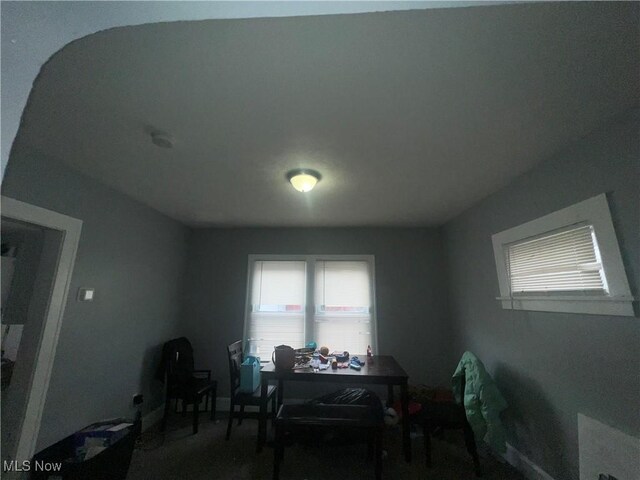 view of dining area