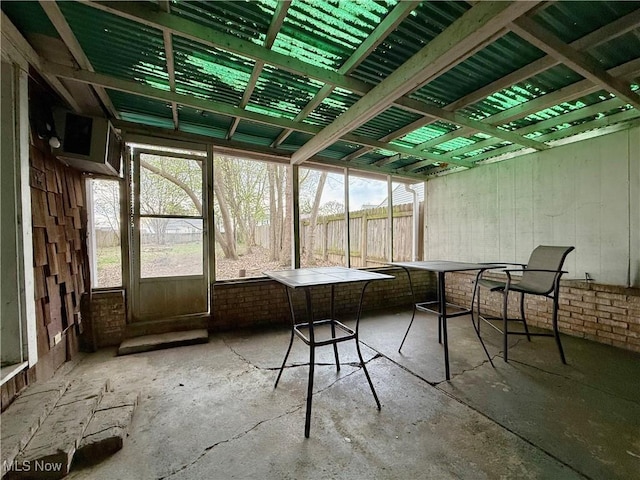 831 Fairview Ave, Parkersburg, WV 26101 - sunroom with plenty of natural light and outdoor dining space