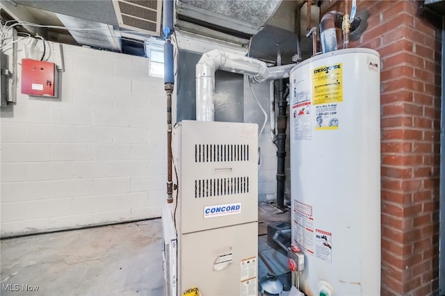 utilities with water heater