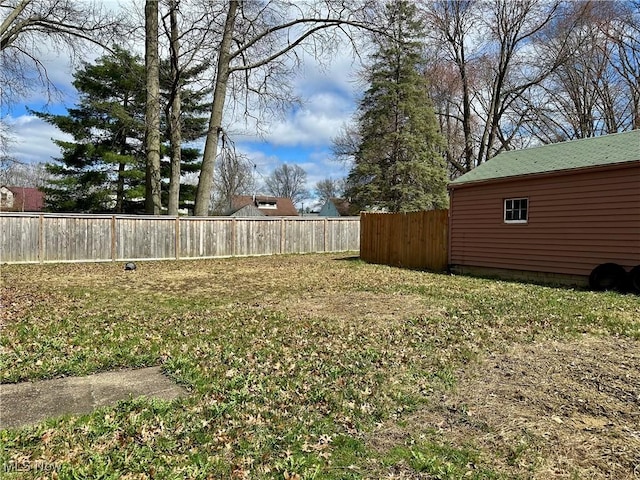 1563 Maplewood St NE, Warren, OH 44483 - view of yard featuring a fenced backyard