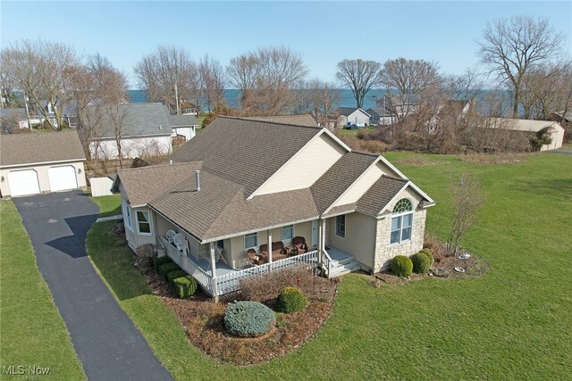 103 Southaven Ln, Kelleys Island, OH 43438 - bird's eye view with a residential view
