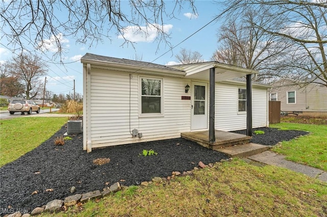 3665 Marcella Ave, Stow, OH 44224 - view of front of home featuring cooling unit and a front lawn