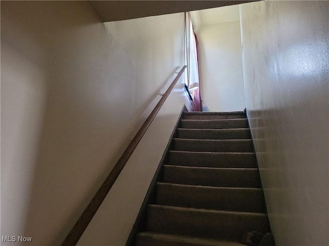 view of staircase