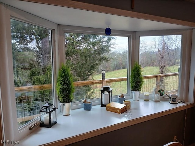 25977 E Hornsby Rd, Coolville, OH 45723 - view of unfurnished sunroom