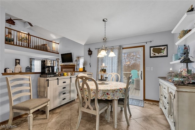 2816 Quail Run Ct, Lexington, OH 44904 - dining area featuring light tile patterned flooring and baseboards