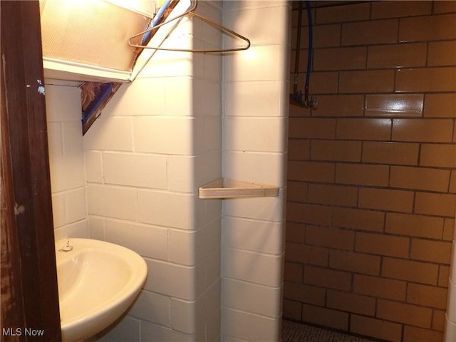 bathroom featuring a sink