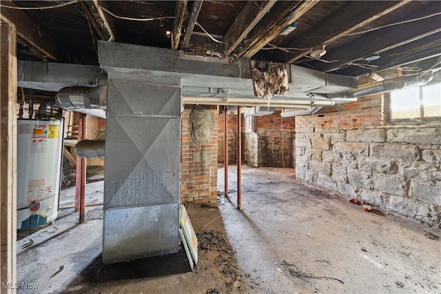 34 N Park St, Oberlin, OH 44074 - basement with water heater and heating unit