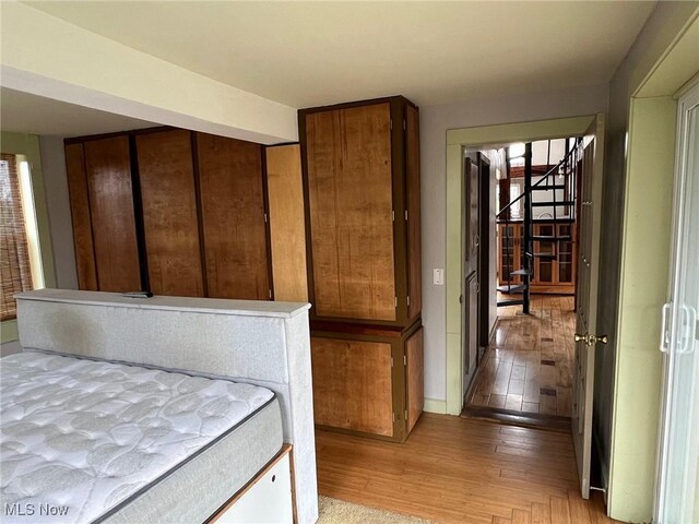6232 Weaver Rd, Conneaut, OH 44030 - unfurnished bedroom featuring light wood-style floors