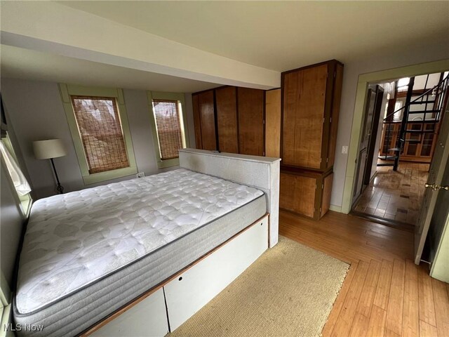 6232 Weaver Rd, Conneaut, OH 44030 - bedroom with light wood-style floors
