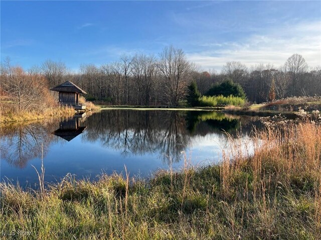 6232 Weaver Rd, Conneaut, OH 44030 - property view of water with a wooded view