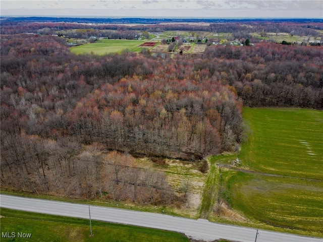 6232 Weaver Rd, Conneaut, OH 44030 - bird's eye view with a wooded view
