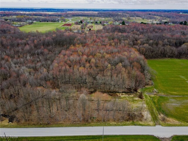 6232 Weaver Rd, Conneaut, OH 44030 - drone / aerial view featuring a forest view