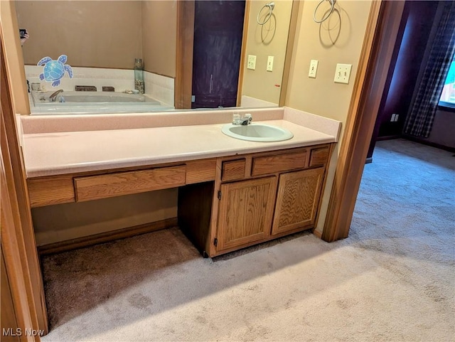 44790 County Road 23, Coshocton, OH 43812 - bathroom featuring carpet flooring and vanity