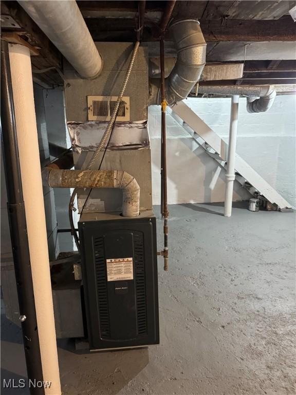 view of utility room