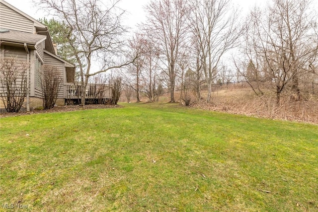 2 Salem Ct, Beachwood, OH 44122 - view of yard with a wooden deck