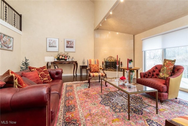 2 Salem Ct, Beachwood, OH 44122 - living area with track lighting and wood finished floors