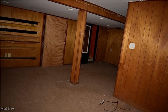 190 10th St, Campbell, OH 44405 - finished below grade area with wood walls