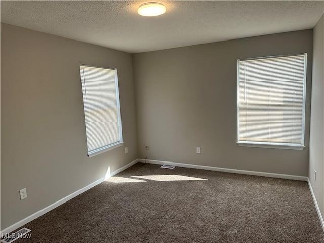 4225 E 93rd St, Cleveland, OH 44105 - unfurnished room featuring carpet floors, a textured ceiling, baseboards, and healthy amount of natural light