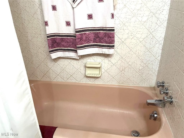 view of full bathroom