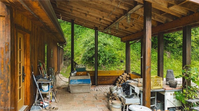1000 Coon Fork Rd, Arnoldsburg, WV 25234 - view of patio
