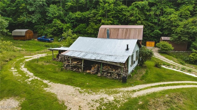 1000 Coon Fork Rd, Arnoldsburg, WV 25234 - view from above of property