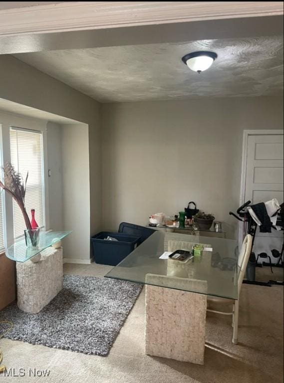 1444 E 135th St, East Cleveland, OH 44112 - dining space featuring carpet floors