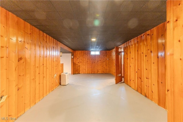 2955 Noel Dr, Youngstown, OH 44509 - below grade area featuring wood walls