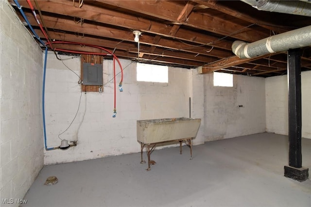 1118 Hartford Ave, Akron, OH 44320 - basement with electric panel