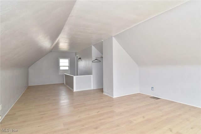 1118 Hartford Ave, Akron, OH 44320 - bonus room featuring vaulted ceiling and light wood-type flooring