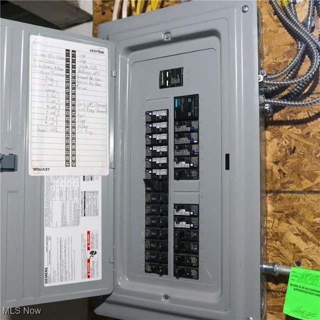 9171 Ridge Rd, North Royalton, OH 44133 - utility room with electric panel