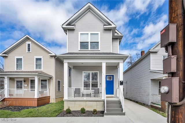 7510 Elton Ave, Cleveland, OH 44102 - view of front of property with a porch