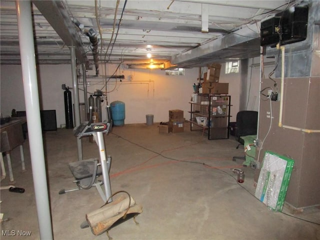 3701 Villa Marie Rd, Lowellville, OH 44436 - unfinished basement featuring heating unit