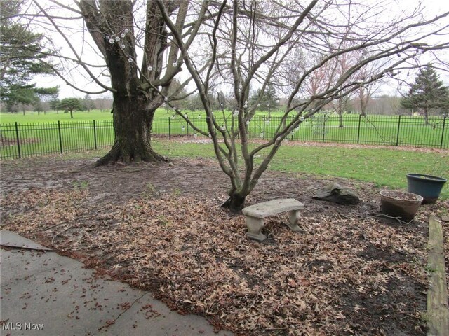 3701 Villa Marie Rd, Lowellville, OH 44436 - view of yard with fence and a rural view