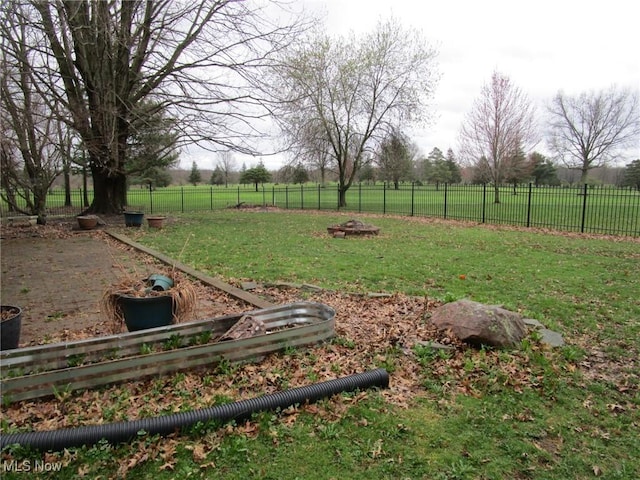 3701 Villa Marie Rd, Lowellville, OH 44436 - view of yard featuring fence and a rural view