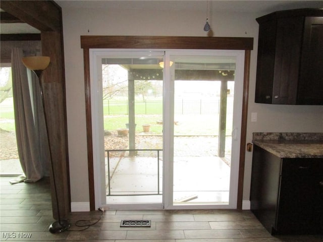 3701 Villa Marie Rd, Lowellville, OH 44436 - doorway with wood finished floors