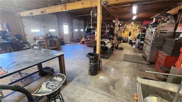 53525 Somerton Hwy, Jerusalem, OH 43747 - below grade area with a workshop area