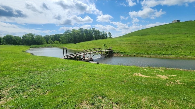 53525 Somerton Hwy, Jerusalem, OH 43747 - water view featuring a dock