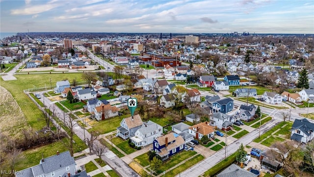 birds eye view of property featuring a residential view