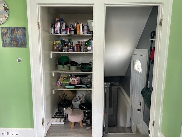 view of pantry