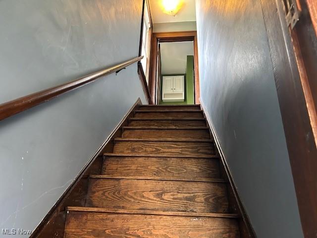 view of staircase