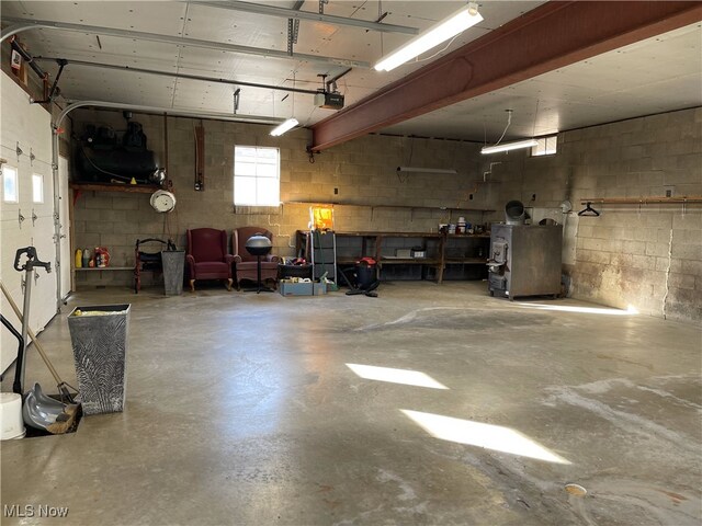 23314 Frostyville Rd, Caldwell, OH 43724 - garage with a garage door opener