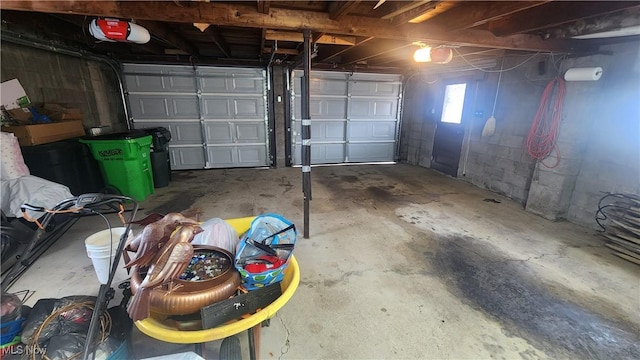 228 N 8th St, Coshocton, OH 43812 - garage with a garage door opener